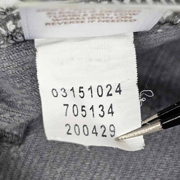 J Jill Corduroy Pants Size 8 Womens Bootcut Stretch Grey 5-Pocket 31x31 Mid Rise - Picture 15 of 15